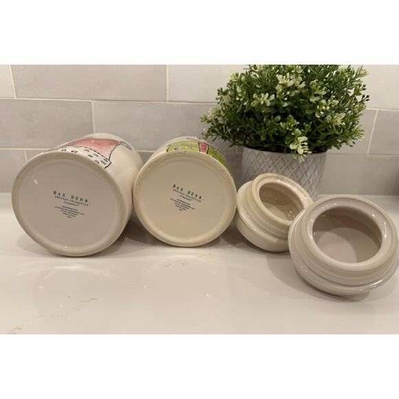 Rae Dunn Merry and Give Watercolor Christmas Canisters - Picture 7 of 13